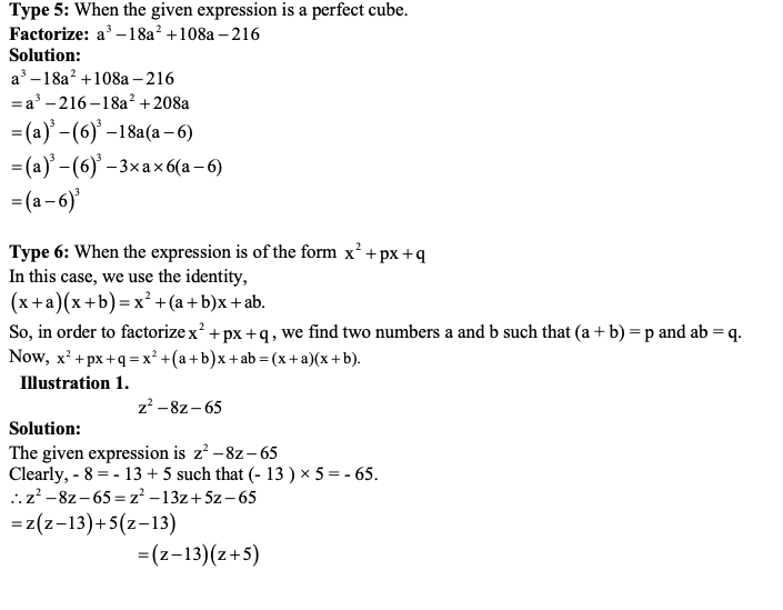 factorization perfect cube